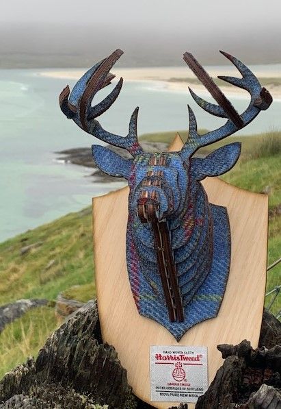 Harris Tweed Stag Head